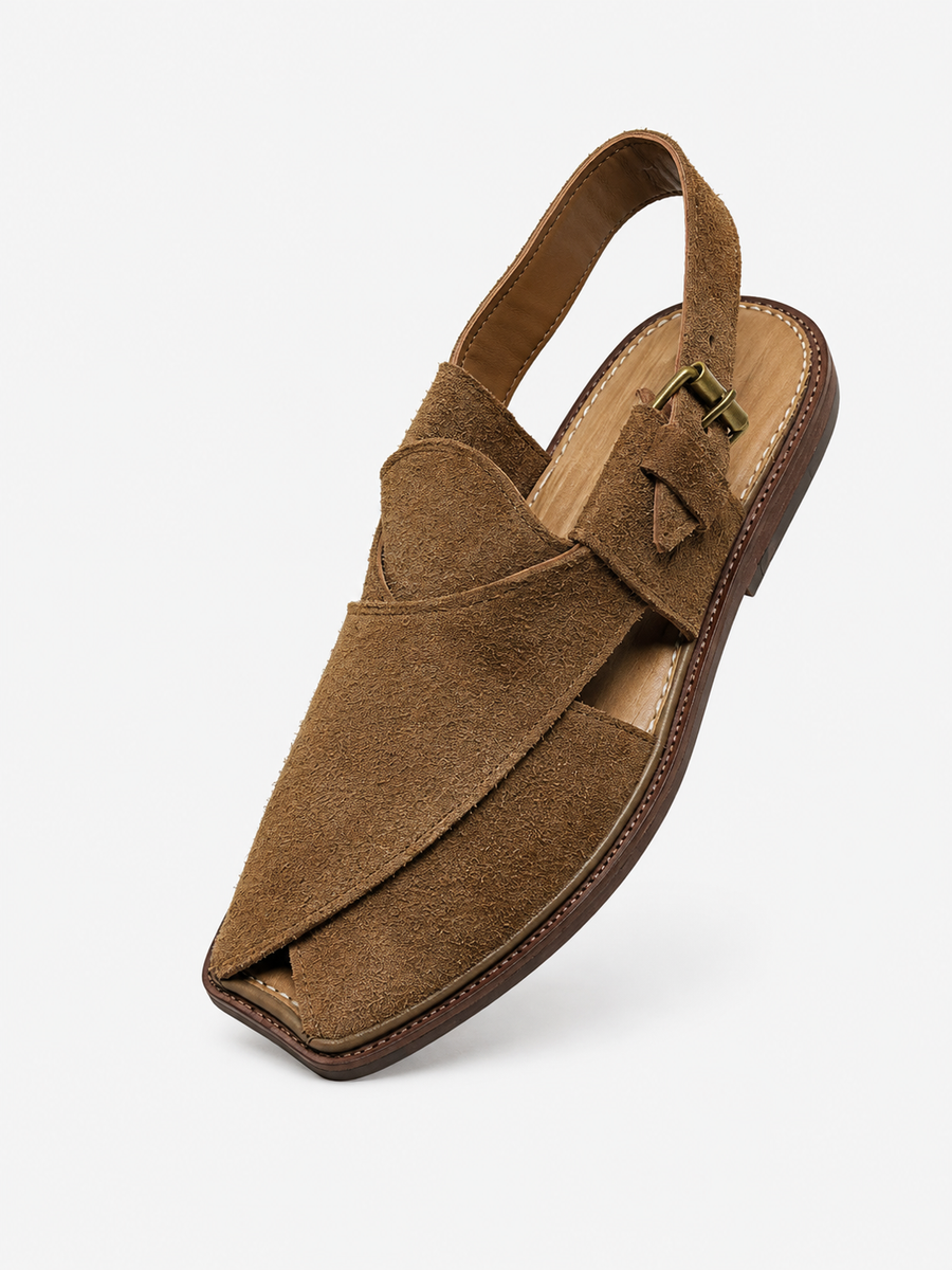 Pakhtun Pride (Mocha Brown Suede Mid Sole)