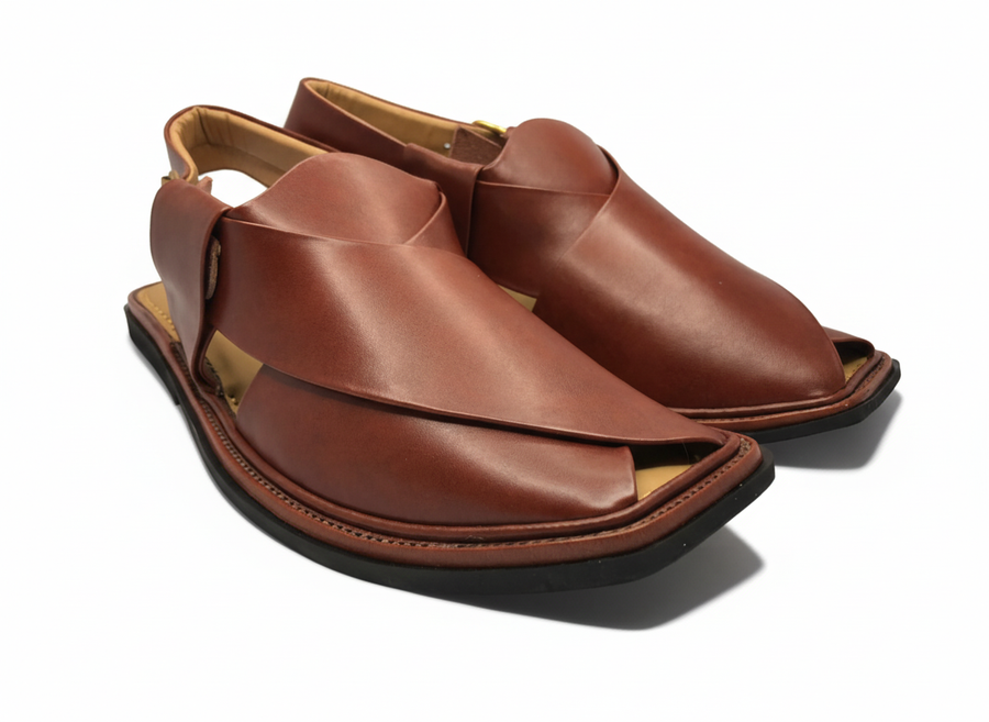 Russet Valor (Thin Sole Soft Padded Peshawari Chappal)